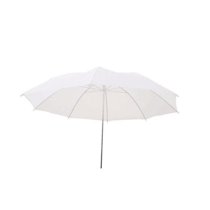 Diameter Flash Diffuser Paraplu Opvouwbare Draagbare Indoor Outdoor Fotografie Softbox Reflector Zwart en Wit 33 Inch: White