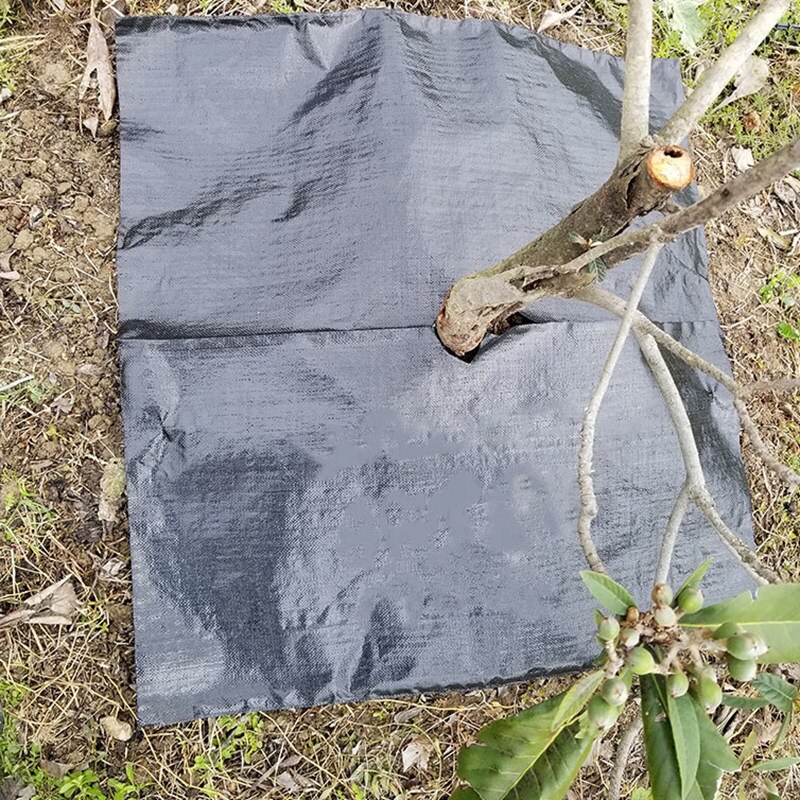 10Pcs Garden Weeding Control Membrane Ground Cover Landscape Fabric Gardening Mat 1Mx1M