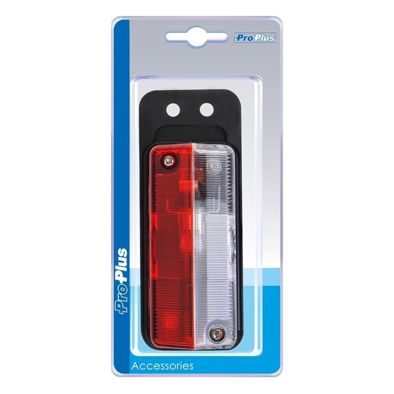 Klaring Licht Rood/Wit 92x42mm-support In Blister