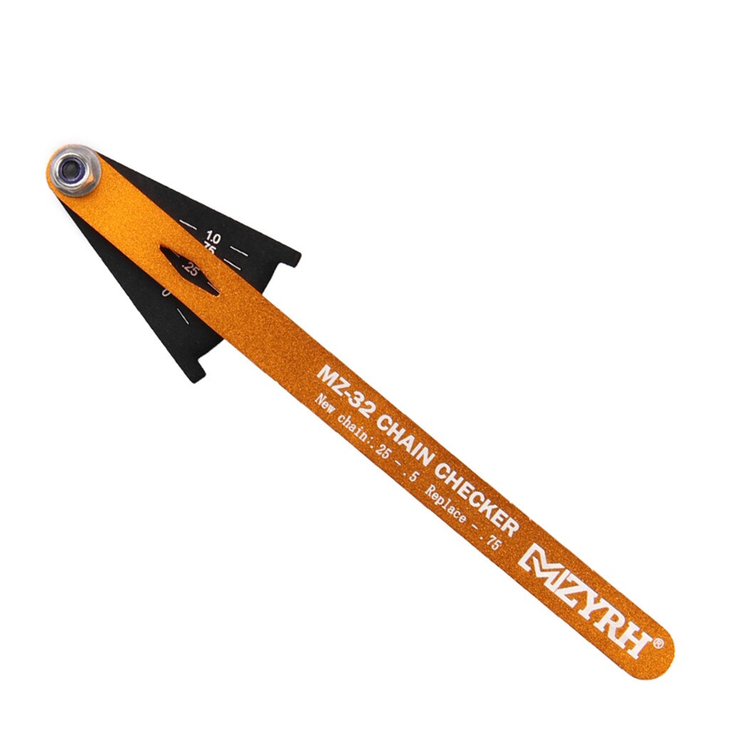 Bicycle Bike Chain Checker Wear Indicator Measure Tool Gauge Repair Checker #NN828: Gold 