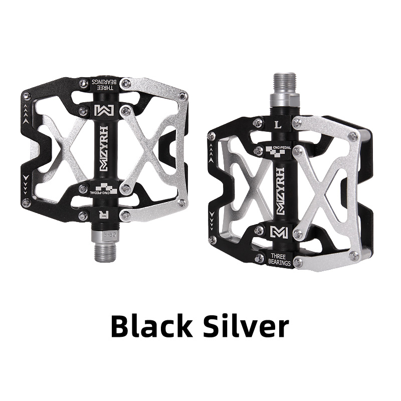Bicycle Pedals Ultralight Aluminium Alloy Anti-Slip CNC BMX MTB Road Bike Pedal Cycling Sealed Bearing Bike Pedals: Navy Blue
