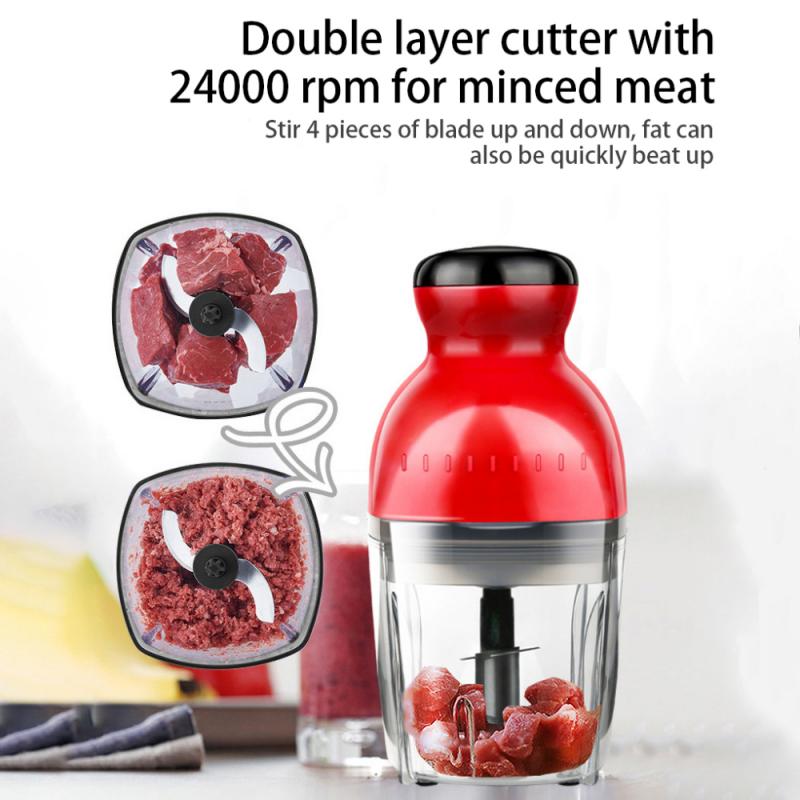Multifunctional Electric Meat Grinder Vegetable Grinder Kitchen Artifact Food Processor Vegetable Grinding