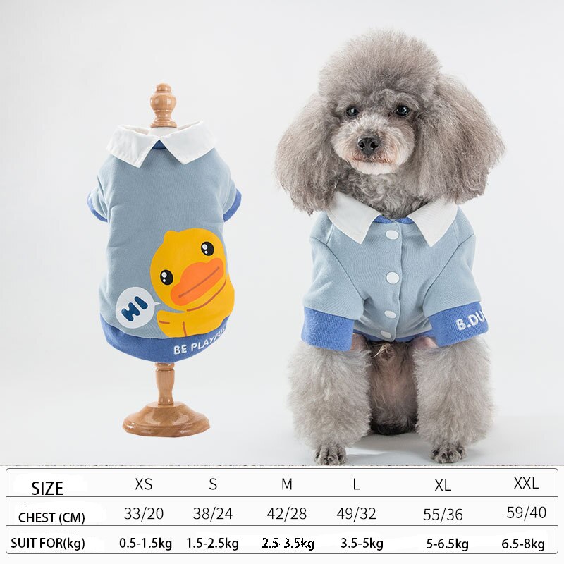 Pet Shirt Clothes Puppy Dog Cloth Printed Pet Shirt Cotton Cat Costumes Dog Autumn Clothes Jacket Coats Pet Clothing