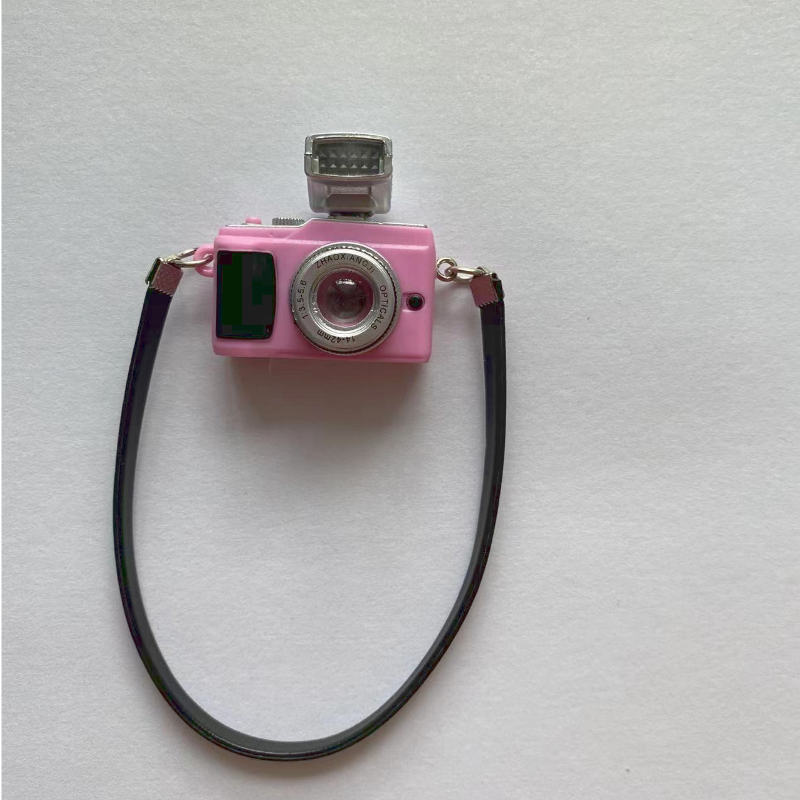 Camera Refrigerator Sticker Magnet 3D Three-dimensional Magnet Home Decoration: Red