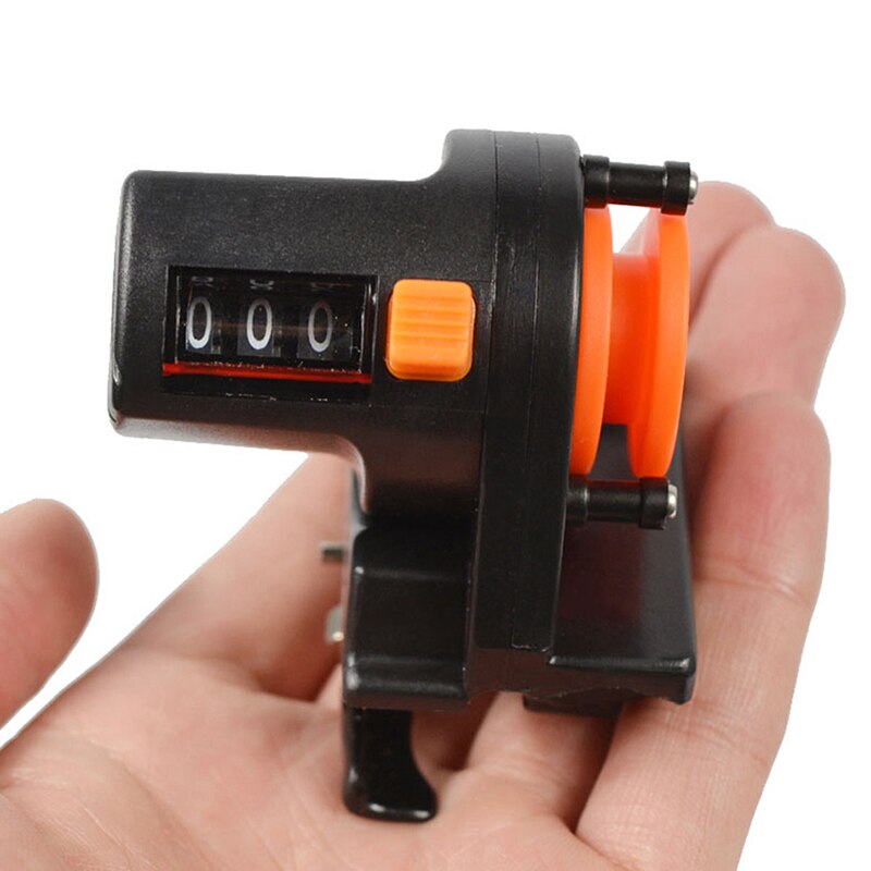High precision 0-999m fishing line counter reel strong gauge meter plastic abs display fishing line finder counter depth