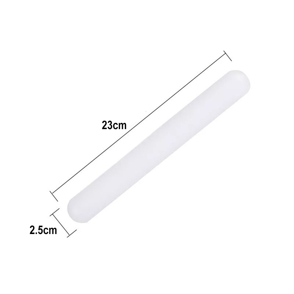 23cm 30cm 33cm 50cm Plastic Dough Roller Handmade Pin Sugar Cake Dough Roller Stick DIY Bakeware Rolling Pin Pastry Baking Tool: 23cm