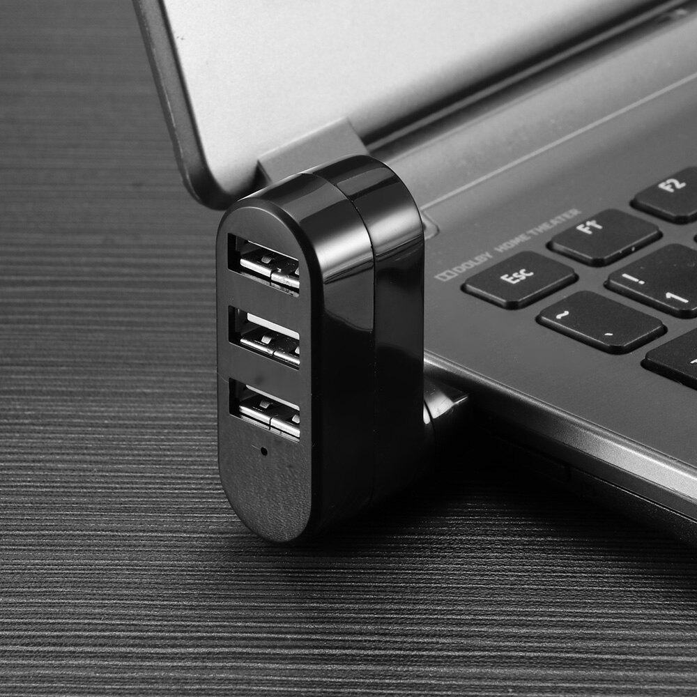 USB HUB 3 Ports 180 Degree Rotatable 480Mbps High ... – Grandado