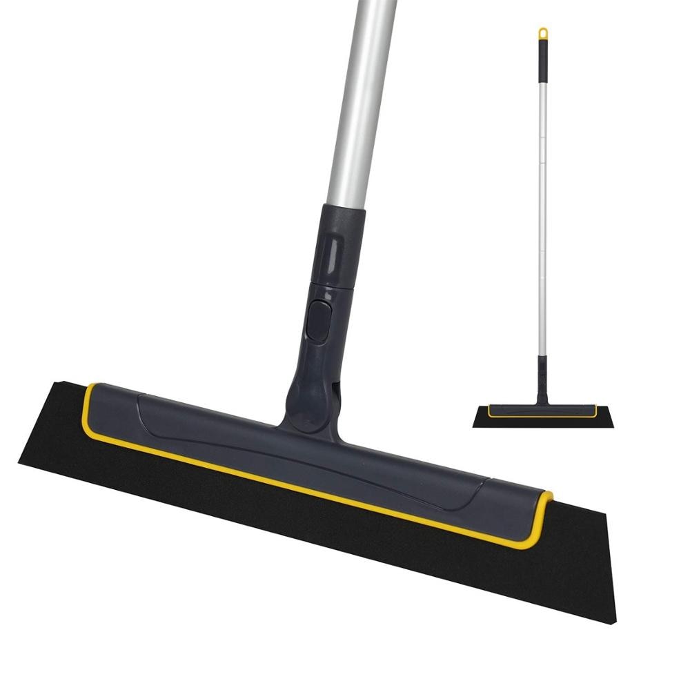 Cleanhome 38 Inch Verstelbare Zuigmond Bezem Glas Ruitenwisser Water Veegmachine Voor Badkamer Glas Window Cleaning Floor Ruitenwisser Bezem