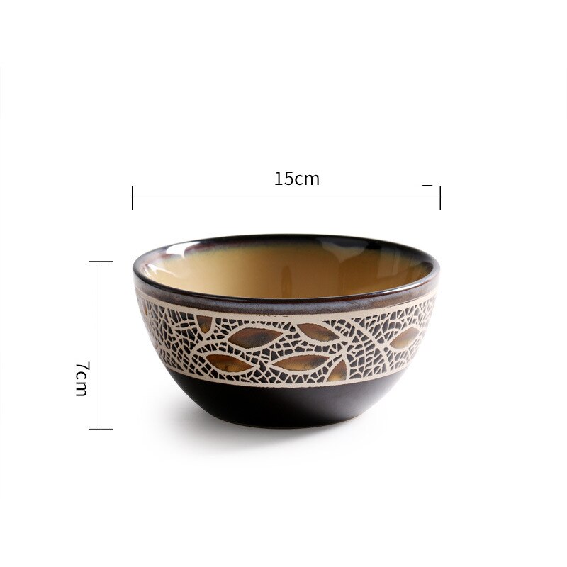 Vajilla de cerámica con plato para cenar de porcelana: 4