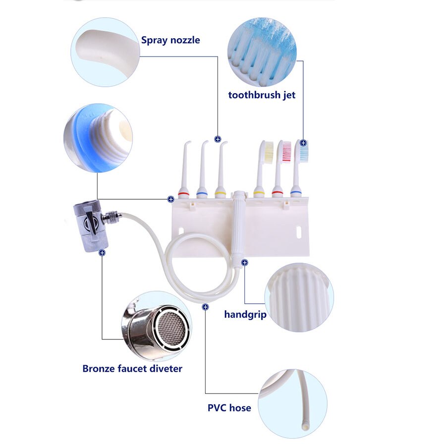Dental SPA Water Jet Teeth Flossing Toothbrush Sets