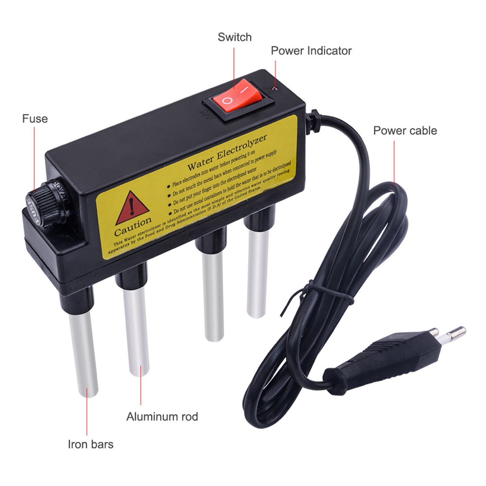 Premium Water Household Electrolyzer Test Electrolysis Water Tools Water Purity Level Meter Tester Testing Tool