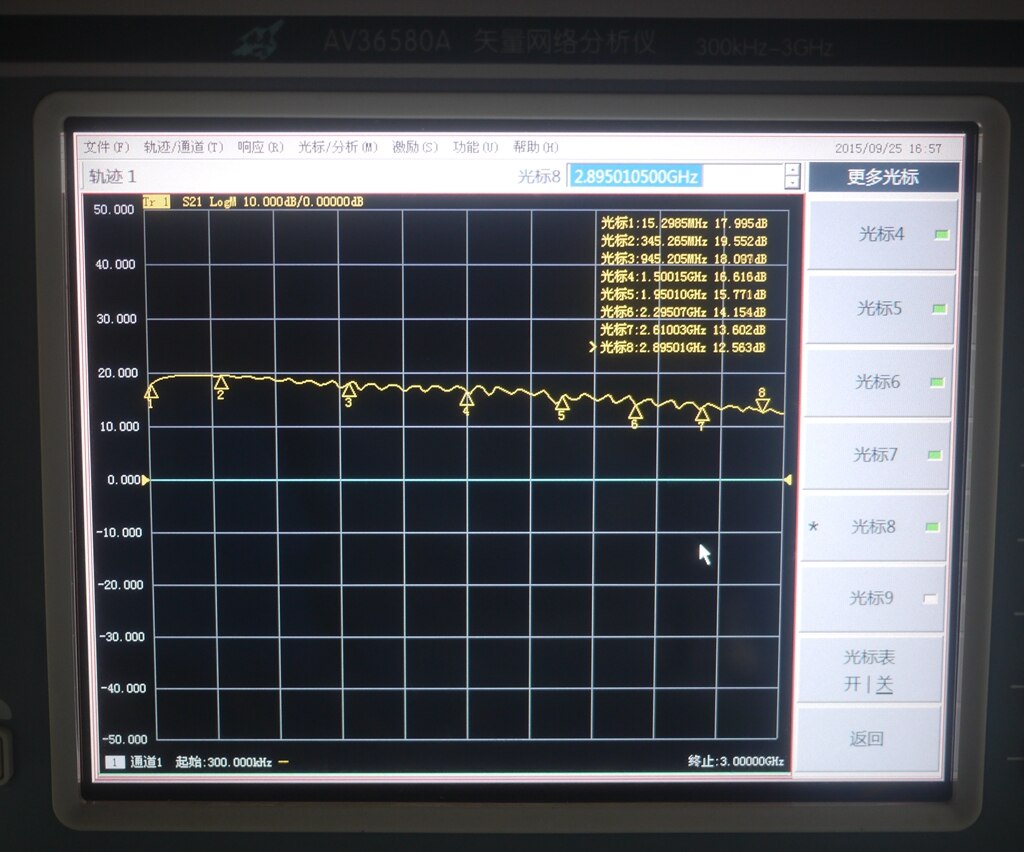 Radio Frequency Wideband Low Noise Amplifier LNA (1-3000MHz Gain: 20dB)