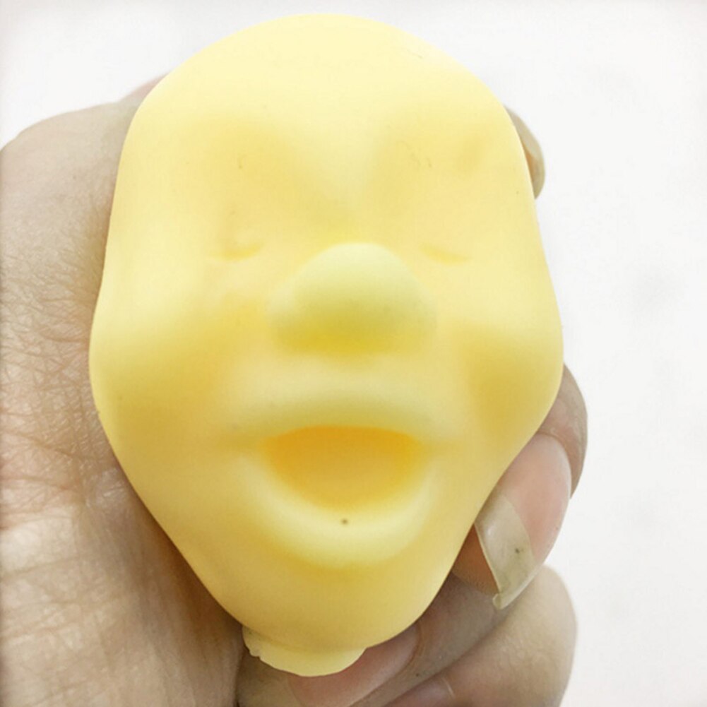 Squeeze Human Face Emotion Vent Ball Stress Relieve Adult Decompression Toy
