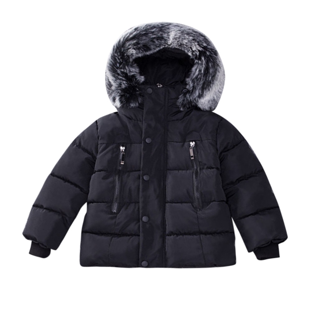 Baby Boys Jackets Autumn Winter Kids Jacket Girls Warm Thick Hooded Coat Children Outerwear 1-5 Y Toddler Girl Boy Clothing