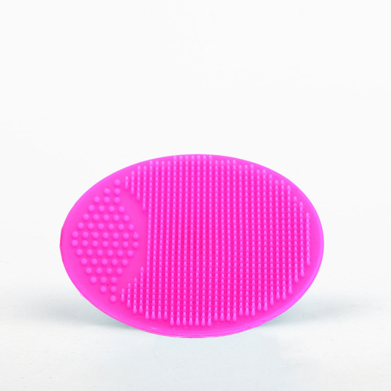 Gezichtsreinigingsborstel Gezichtsreinigingsborstel Gezichtsreinigingsgereedschap Borstel Voor Het Reinigen Van De Gezichtshuid Siliconen Scrubber: Rood