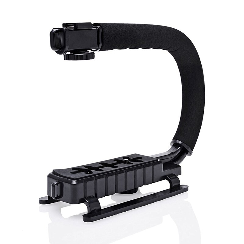 Stabilizer Holder,Photography Tripod Camera Steady Mount Hand Grip C Stabilize Holder for SLR Camera Handheld Stabilizer