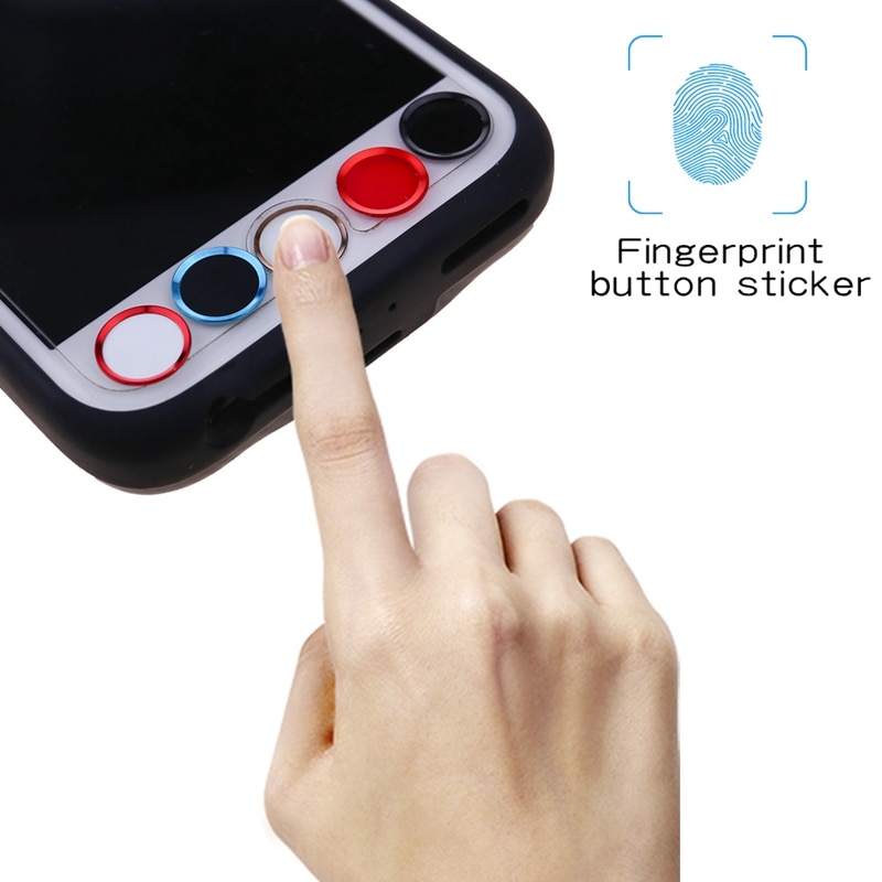 Home Button Sticker Protector Toetsenbord Keycap Voor IPhone 5s 5 4 6 6s 7 Plus Ondersteuning vingerafdruk Unlock Touch