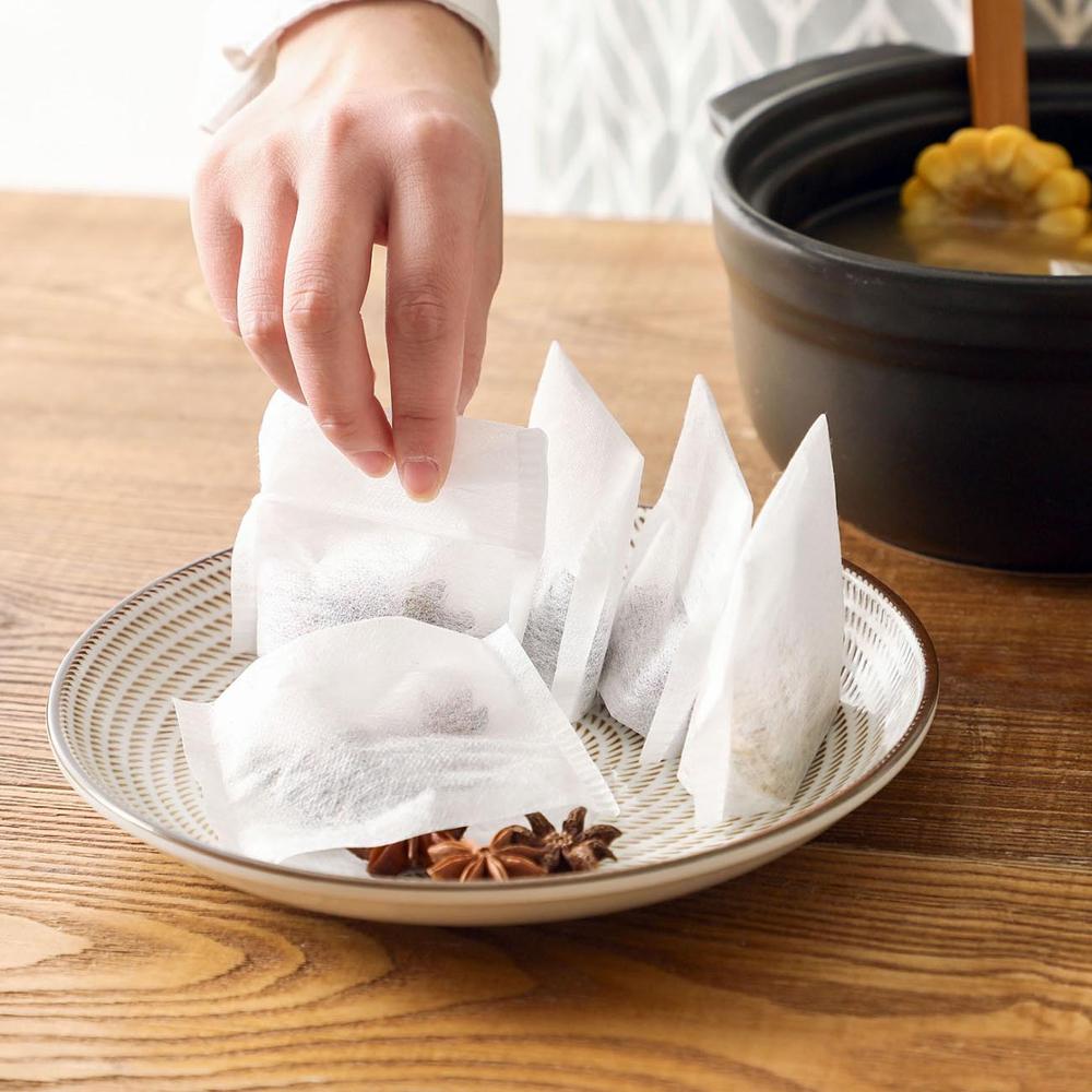 Sachet de thé filtre à épices jetable | 85 pièces, importé du japon, sachet filtre à thé vide, cuisson des aliments, sachet filtre à épices séparé