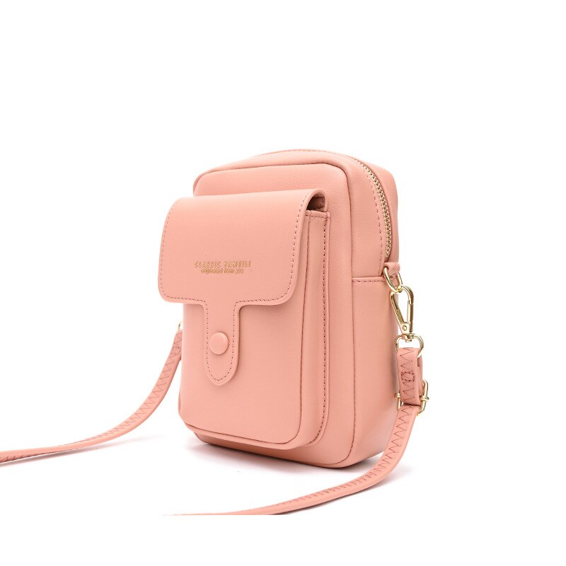 Neue Klappe Weibliche Schulter Tasche Aus Leder Große Kapazität Bote Umhängetaschen Für Frauen Kleine Telefon Geldbörse