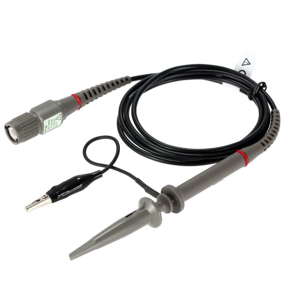 Digital Oscilloscope Probe 60MHz Oscilloscope Clip Probe with Accessories Max.600V DC Peak AC x1 x10