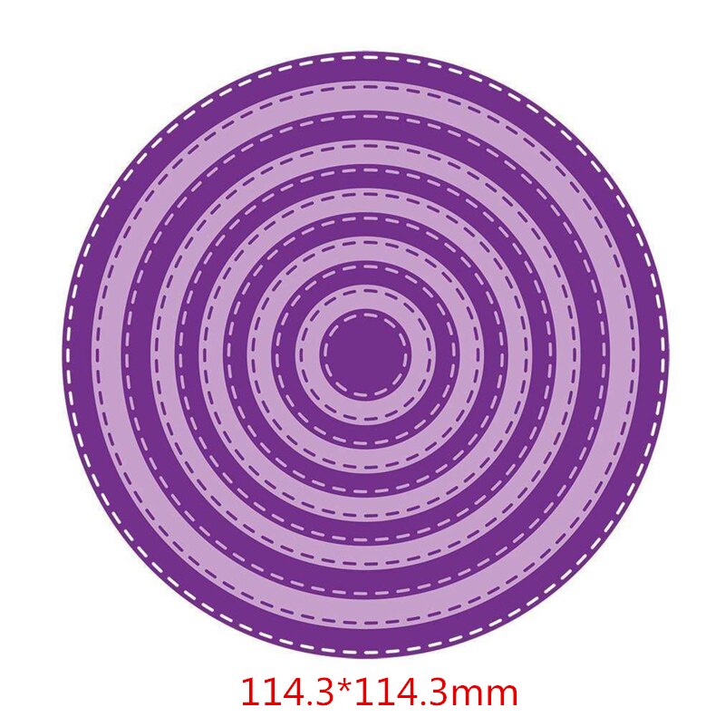 Nestet hjerte sirkel oval firkantet ramme sett metall skjærematriser til scrapbooking gjør-det-selv-album papirkort lage dekorasjon: H3722