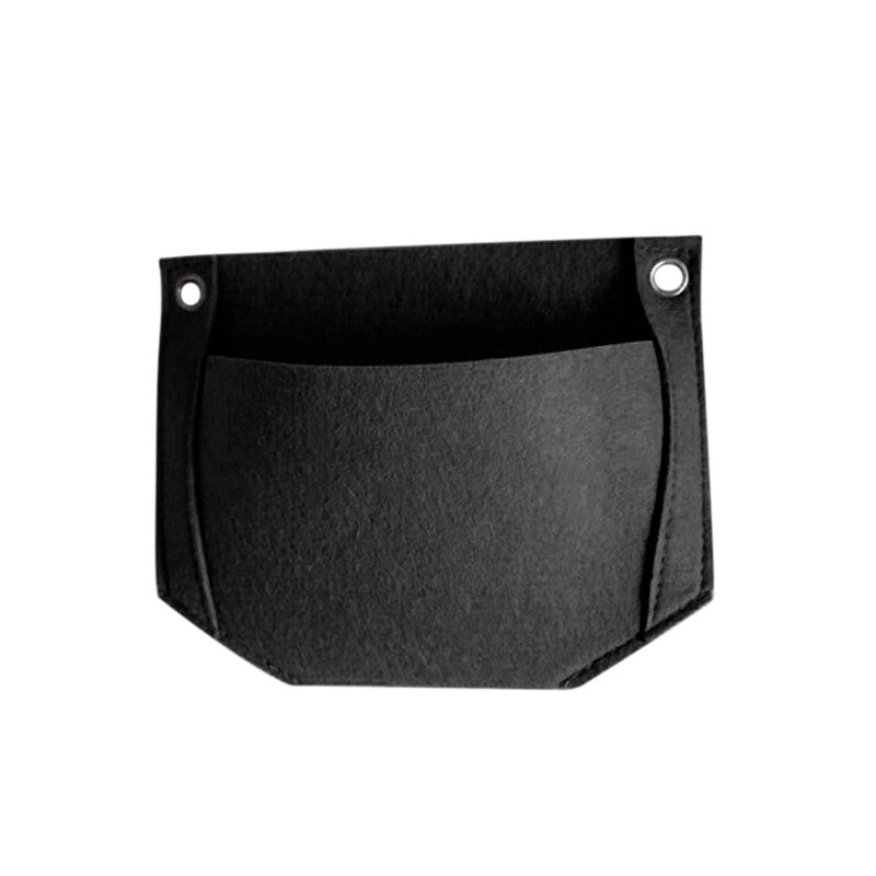 Casa Giardino Pensile Borse Feltro Giardino Coltiva il Sacchetto Tessuto Crescere pentola Giardino Verticale Tessuto Borse E Ripari per Piantumazione di verzura Vasi di Piante Vaso di fiori: nero    16x20cm