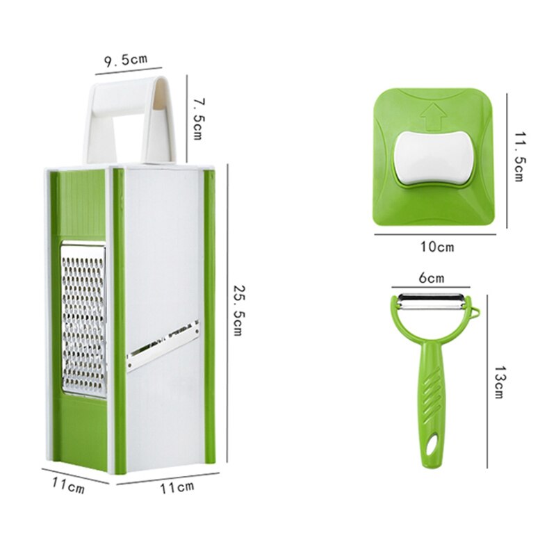 Hachoir à Légumes Multifonction 12 En 1 - AIHONTAI - Bleu Ciel - Coupe Manuelle, Trancheuse