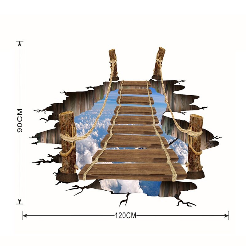 Removable Self-Adhesive Waterproof 3D Wall Decor Decals Floor Stickers For Kids Bedroom Ceiling Living Room Nursery Decor: A5