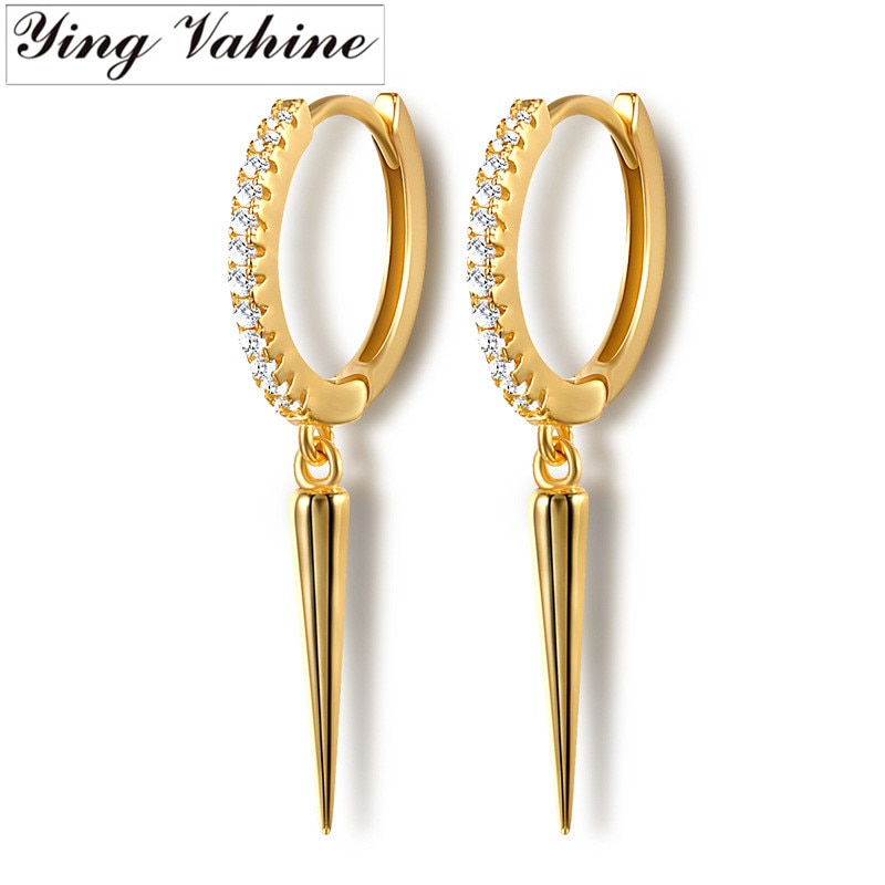 Ying Vahine 100% 925 Sterling Zilver Klinknagel Hanger Kleine Stud Oorbellen Voor Vrouwen