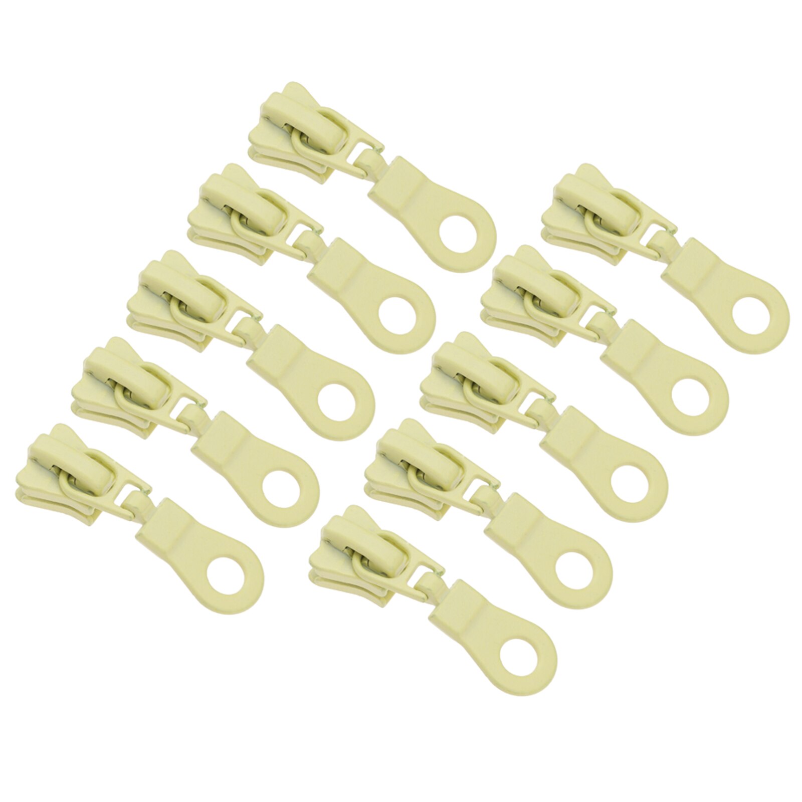 10/11Stck 40*12mm Zink-legierung Reißverschluss Schieberegler Metall Reißverschluss Schieberegler Reißverschlüsse Kopf DIY Koffer Kleidung tasche Reparatur NäHenne Zubehör: Gelb  10Stck