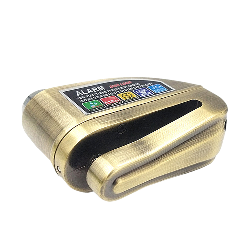 Blokada z alarmem na tarcze z alarmem zabezpieczenie przed kradzieżą blokada tarczy alarm motocyklowy, krążownik-motocykle robić motocykla alarm bezpieczeństwa prezent,