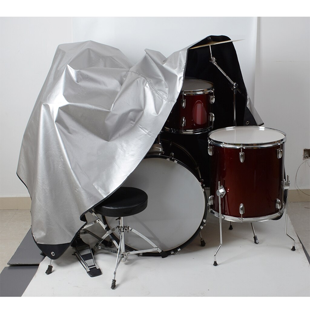 Drum Set Cover (79'' x 98''), Drum Accessories, Electric Drum Kit Cover with