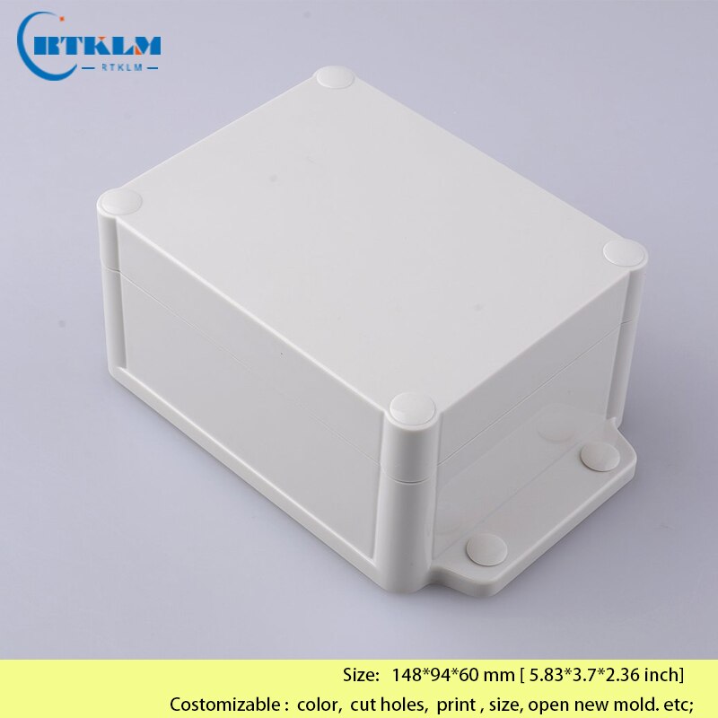 Waterproof project box plastic electronic junction box wall mount plastic enclosure abs diy outdoor Housing box 148*94*60mm