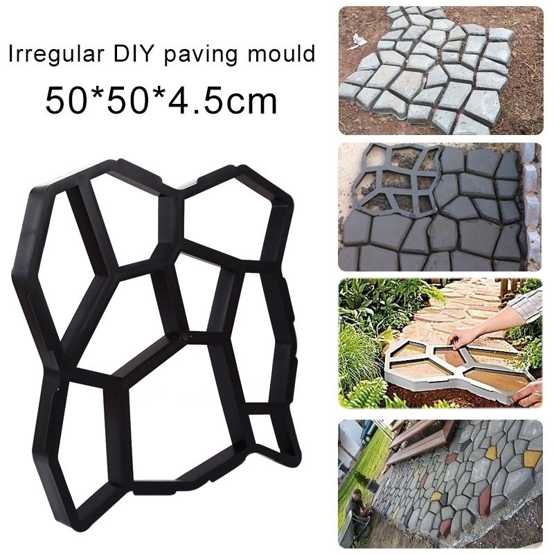 Forma robić Kostki Brukowej 50x50cm - Wytrzymały Beton cement DIY - Solidna Forma robić Chodnika