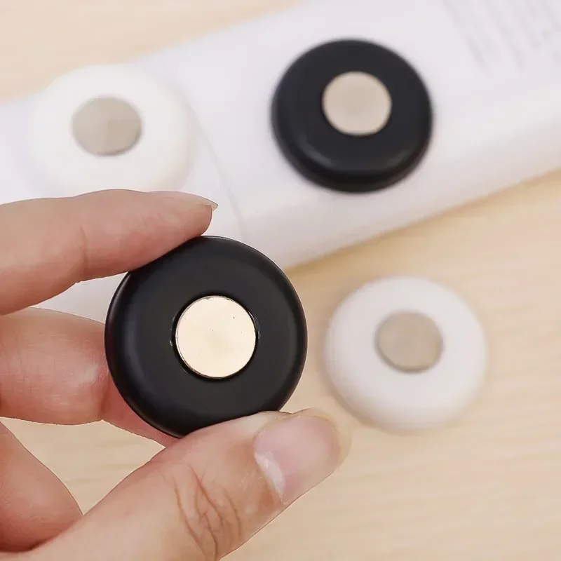 50/2 pièces crochets magnétiques solides tenture murale Anti-perte aimant télécommande maison réfrigérateur aimant support de rangement crochets