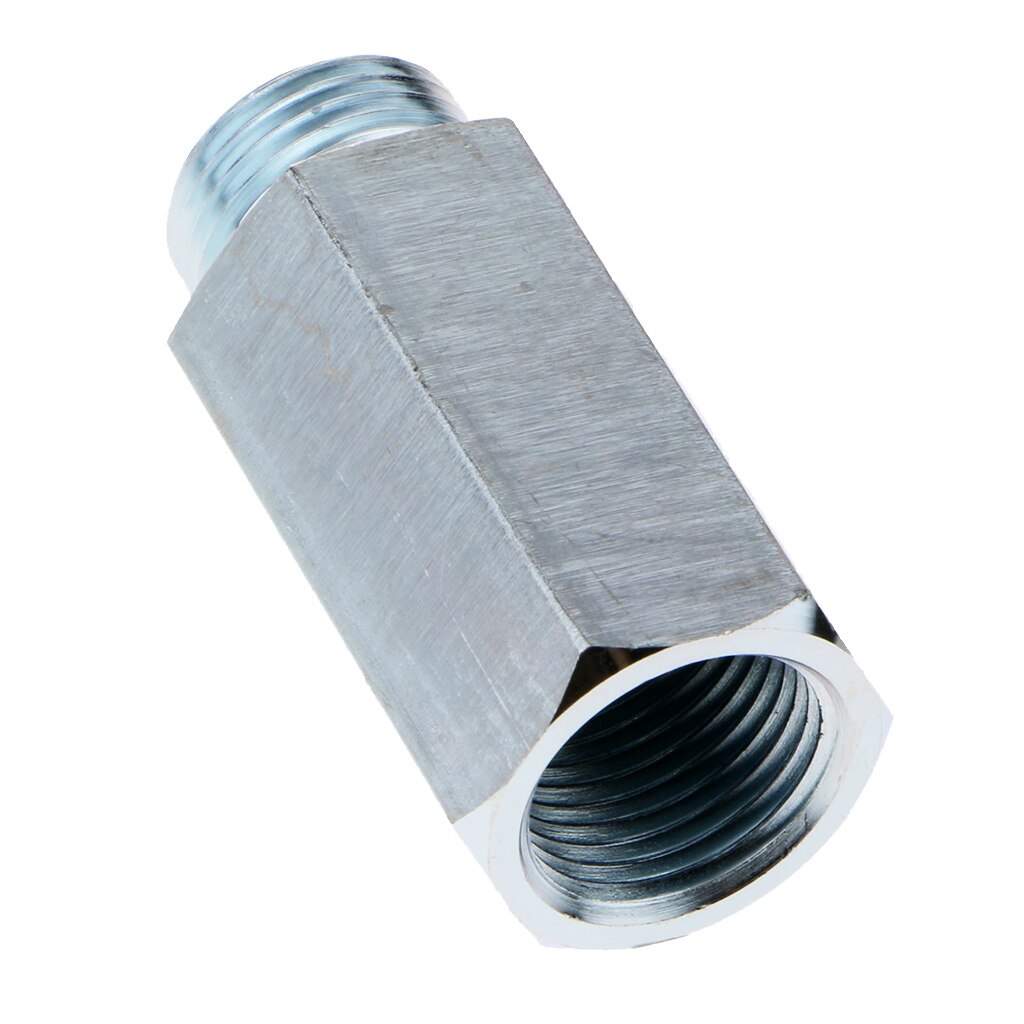 Stainless Steel M18*1.5mm O2 Oxygen Sensor Bung Extension Adapter 50mm