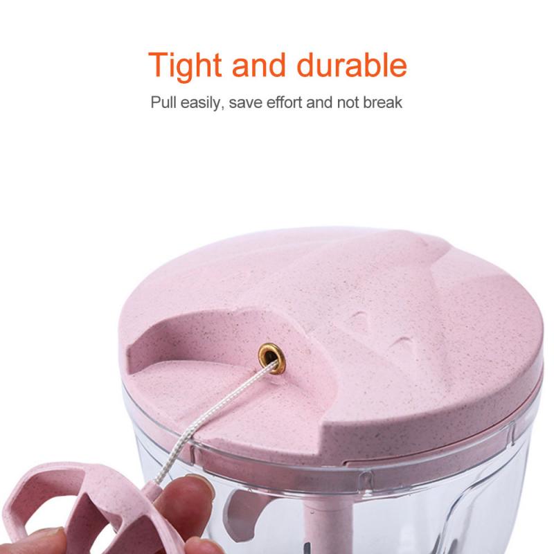 1 PC Manual Food Chopper for Vegetable Fruits Nuts Onions Chopper Hand Pull Mincer Multifunction Mixer Food Processor