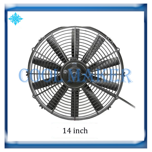 Auto Airconditioner Universele Condensor Koeling Motor Fan 14 Inch 14''