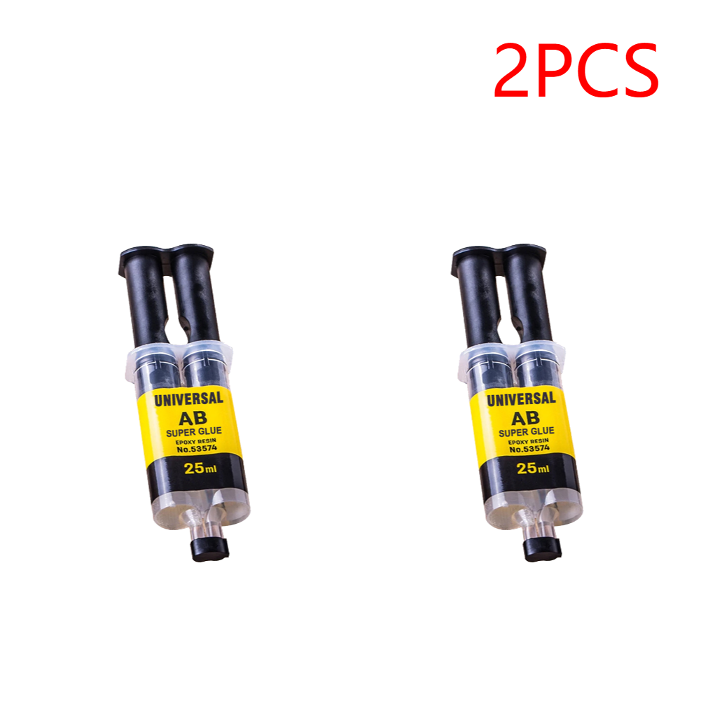 25/125ML Epoxy Resin AB Glue Strong Adhesive Waterproof Liquid Glue Repair Agent Metal Plastic Wood Glass Ceramics Repair Tools: black