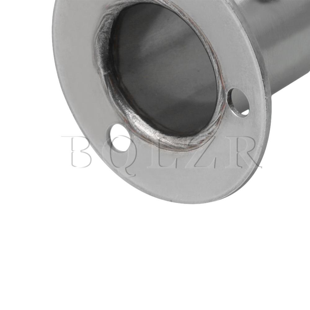 BQLZR 2x 22mm Stainless Steel Pipe Flange Socket Rod Holder Fitting Bracket Hardware