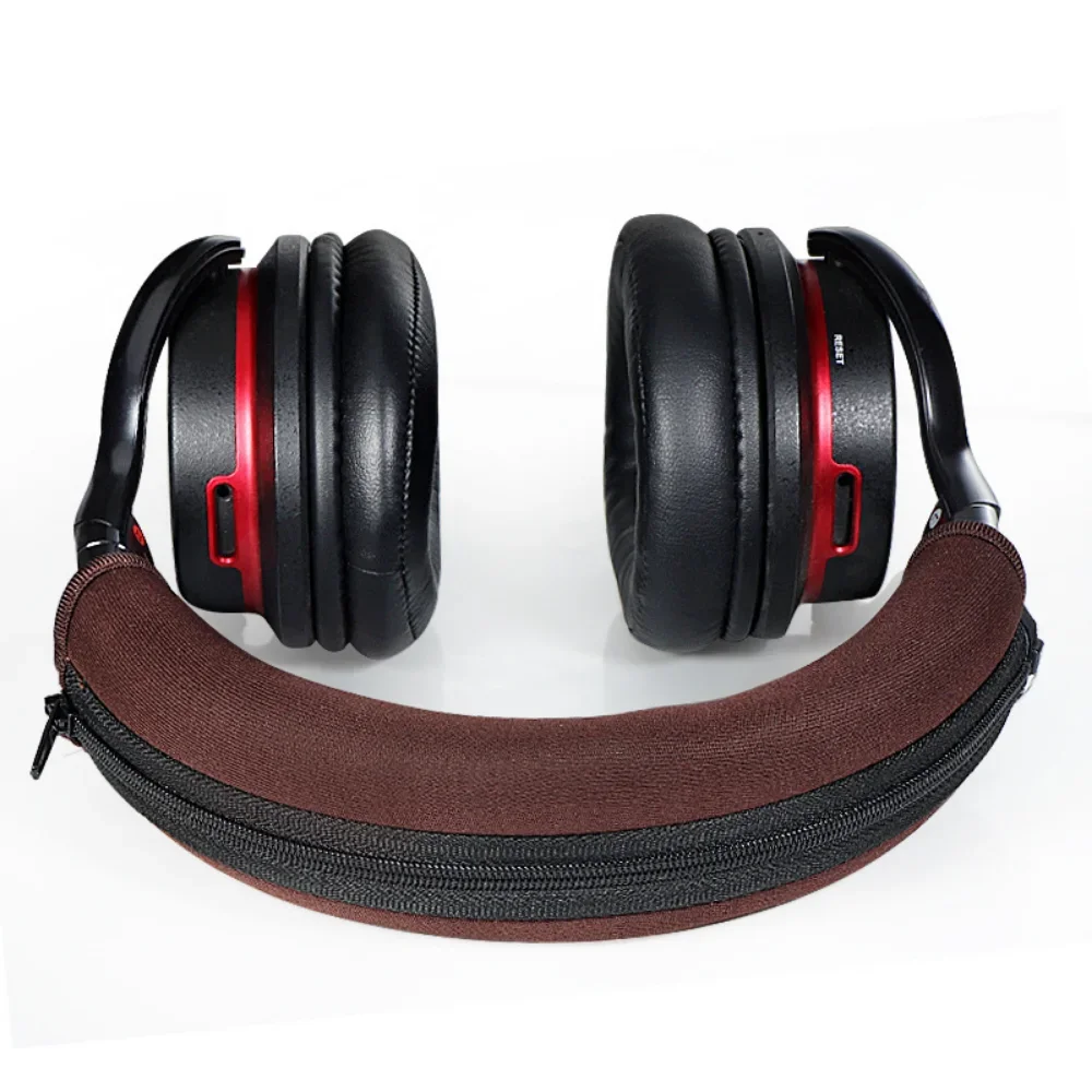 Para Audio Technica ATH SR9 MSR7 M20 M30 M40 M40X M50X M70x WS550IS SX1 Protector de auriculares diadema con cremallera accesorios para auriculares