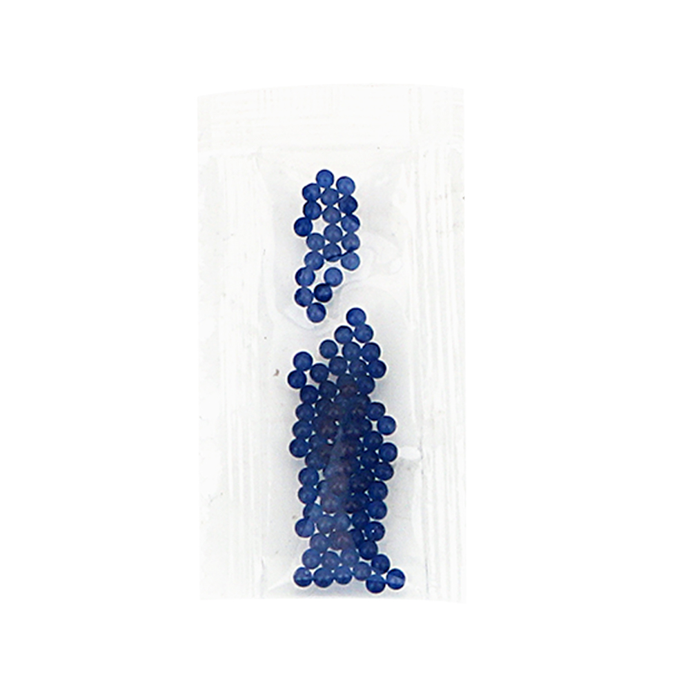 Krystal mudder barnelegetøj 100 stykke / pakke krystaljord hydrogel perle vase jord vokser magiske bolde: Blå