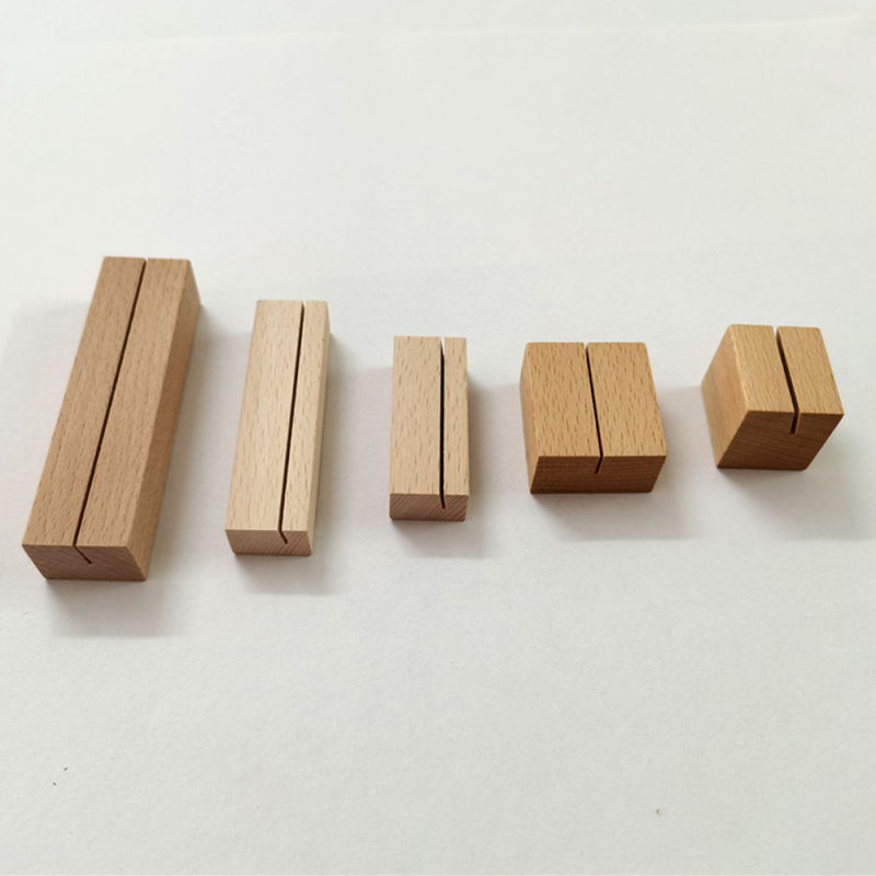 5PCS/lot Wooden Card Display Stand Postcard Wood Pallet Desktop Seat Card Holder DIY Party Decoration