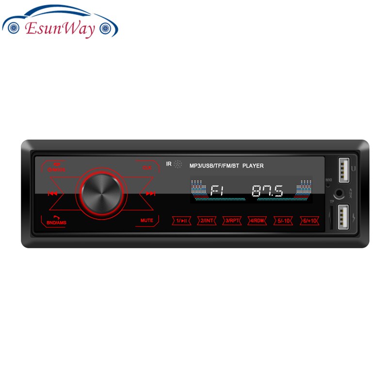 M10 1 DIN Auto Stereo MP3 Speler In Dash AUX-in FM Radio Ontvanger Hoofd Unit Bluetooth Handsfree Call multifunctionele Muziekspeler