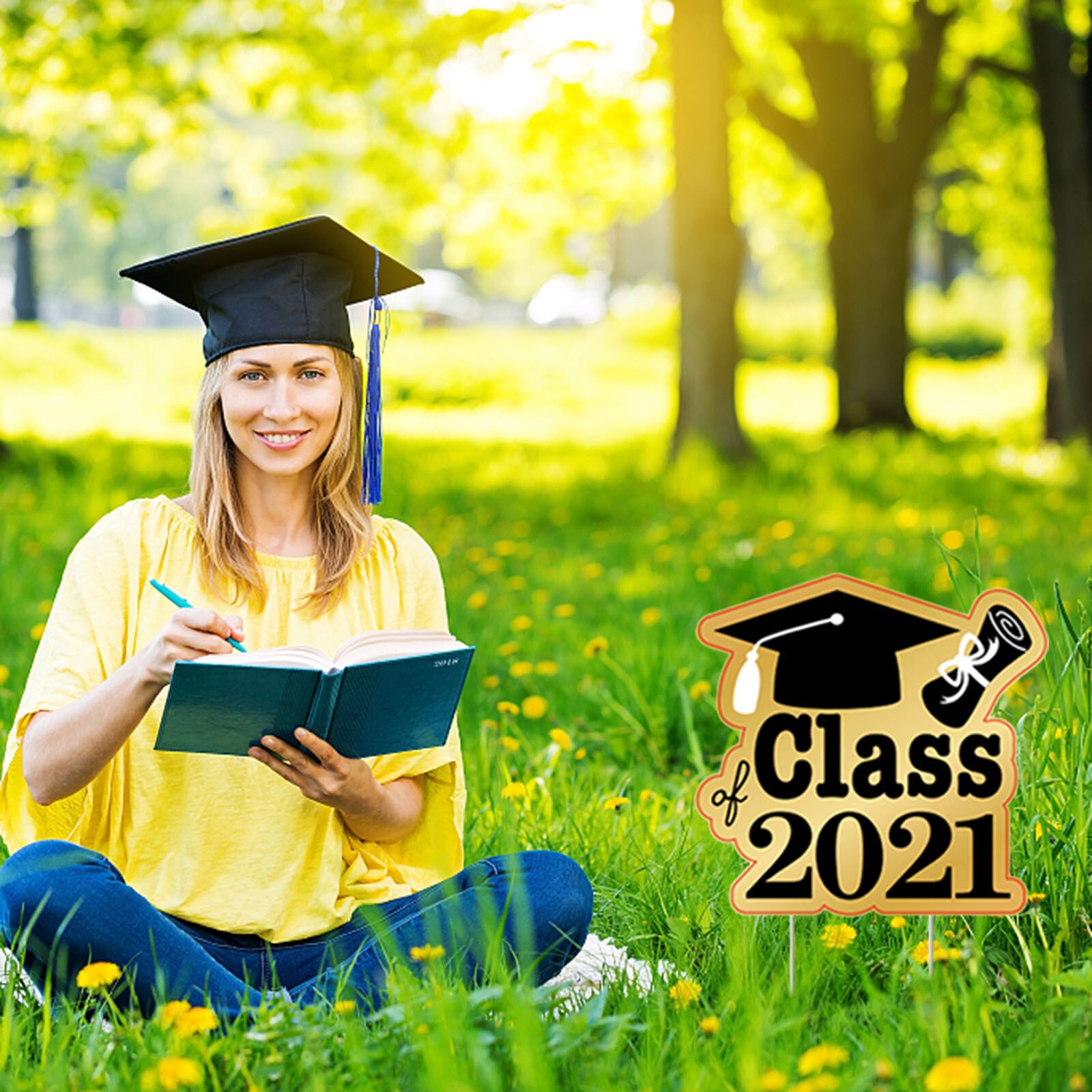 Graduation Season Outdoor Decoration Products Waterproof Garden Insert Signs Garden Insert Signs Garden PartyHome Decor