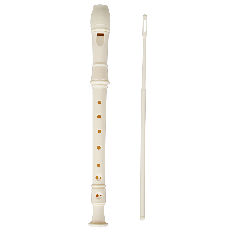 C Key Soprano Recorder ABS Soprano Descant Recorder Clarinet 8 Holes German Style with Fingering Chart Cleaning Stick for Kids