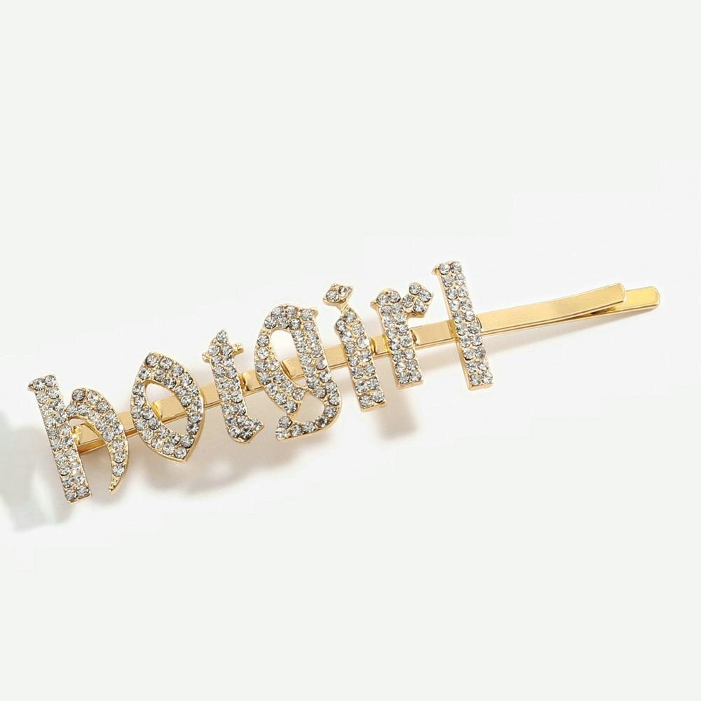 12 Zodiac Strass Haarspelden Shiny Crystal Word Letters Haar Clips Alle Zodia Borden Barrette Accessoires Sieraden Kerstcadeau