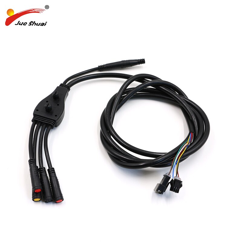 Waterproof Main Cable for Electric Bike Connect with LED LCD Display Brake Lever Controller Electric Wire Electric Bike Kit