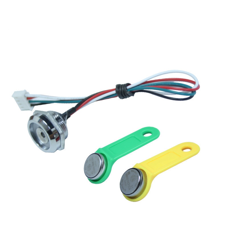 TM probe DS9092 Zinc Alloy probe iButton probe/reader with LED+2pcs Dallas DS1990A DS1990A-F5 TM card