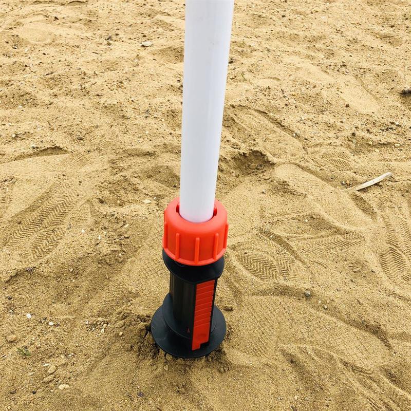 Anclaje para sombrilla de playa y arena, 1 unidad de 32mm, agarrador para sol, playa, pesca, sombrilla, ancla, barrena de arena con mango